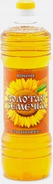 Масло подсолнечное Золотая семечка Ароматное 1л