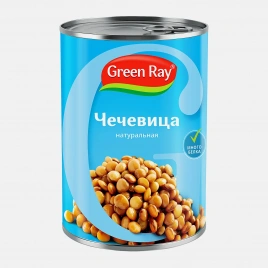 Чечевица Green Ray 400г