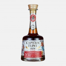 Ром Captain Flint Caribbean 5 Yo 43% 700мл