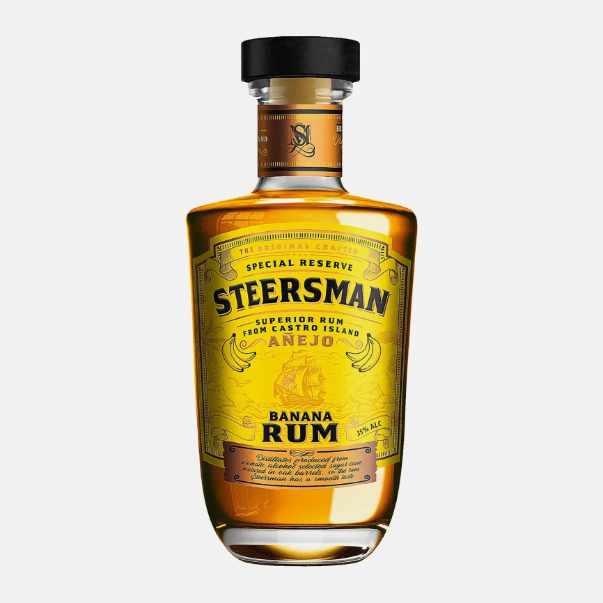 Коктейль Ромовый Steersman Banana 35% 500мл фото 1