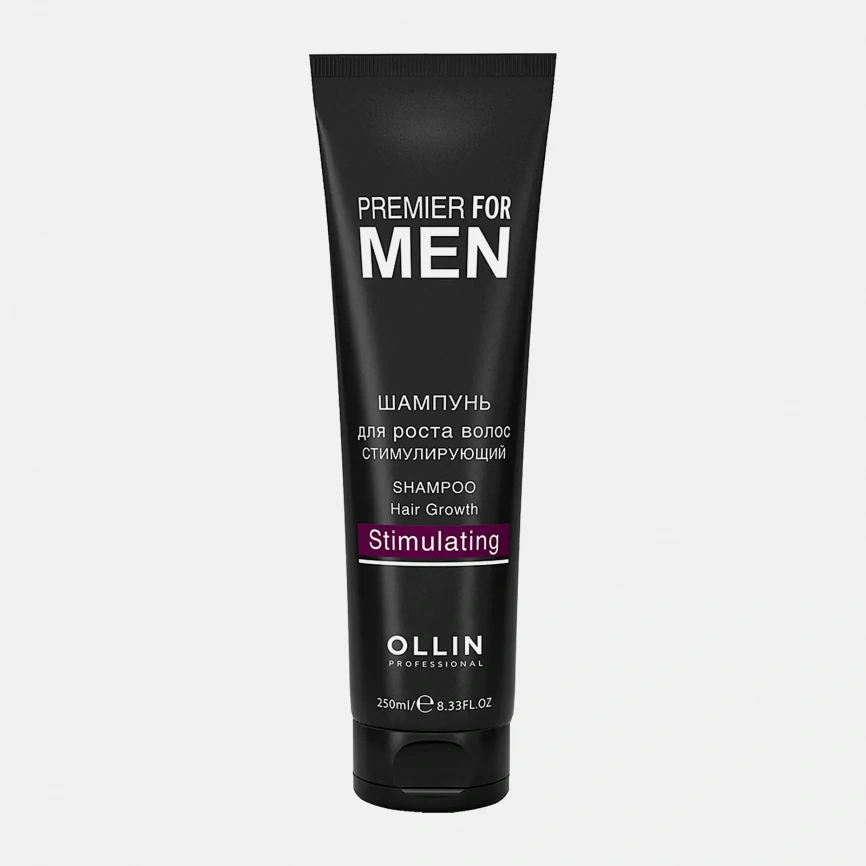 Шампунь для роста волос стимулирующий Premier For Men Ollin Professional 250мл фото 1