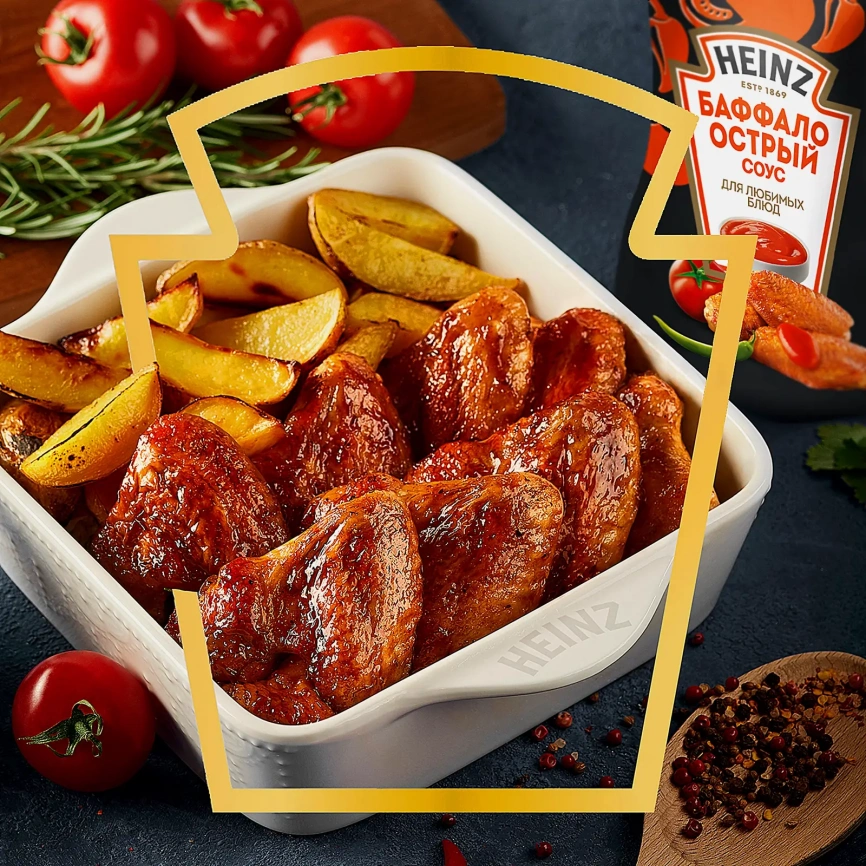 Соус Баффало томатный острый Heinz 200г фото 3
