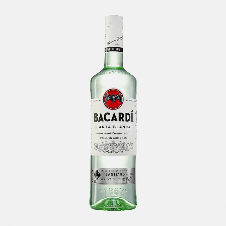 Ром Bacardi Carta Blanca белый 40% 700мл фото 1