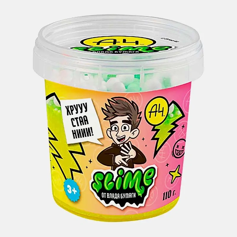 Детская игрушка Slime Влад А4 110г в ассортименте фото 1